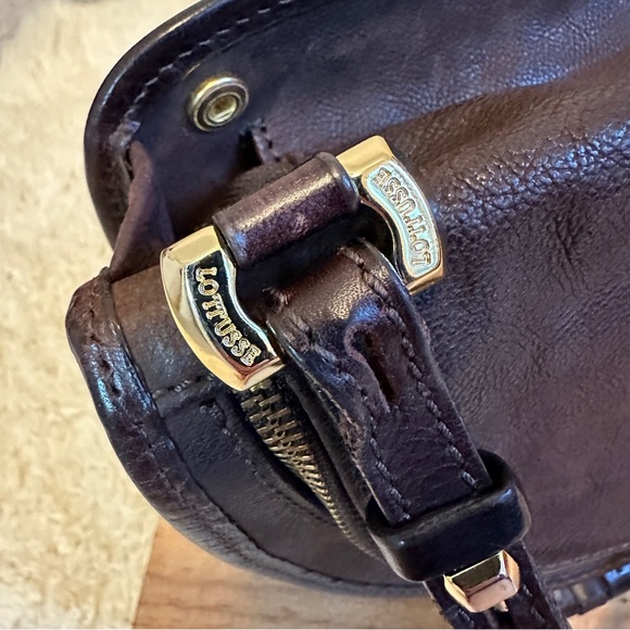 Lottusse dark brown leather convertible crossbody bag - Picture 7 of 9